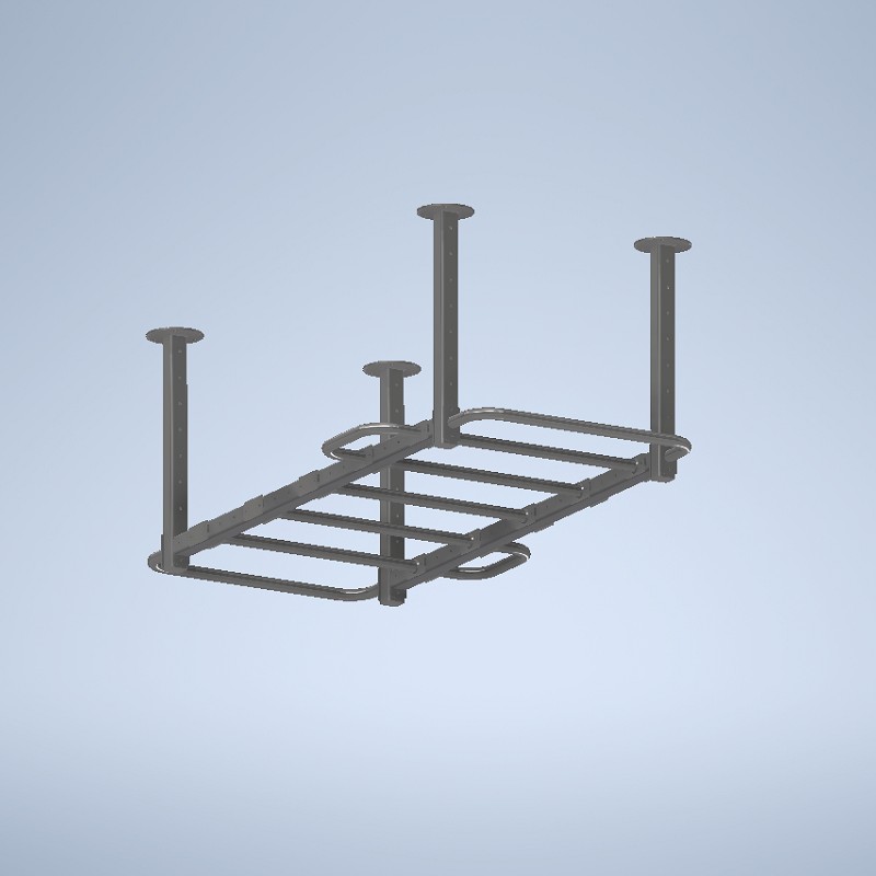 304 Stainless steel bar climbing ladder home ceiling TRXD rack indoor fitness pull-up row rack integrated
