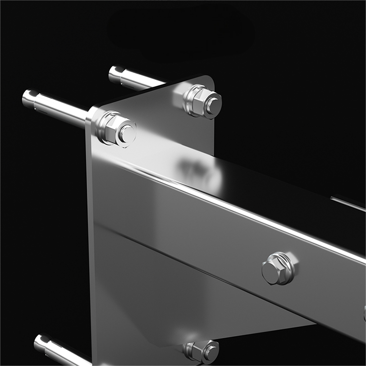 304 Stainless steel wall mounted bar home indoor single and double bar pull-up sandbag rack exercise fitness