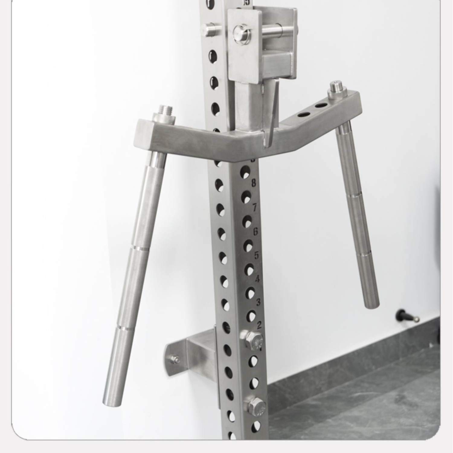 304 Stainless steel single-column combination fitness equipment single bar pull-ups double bar sandbag rack can be extended