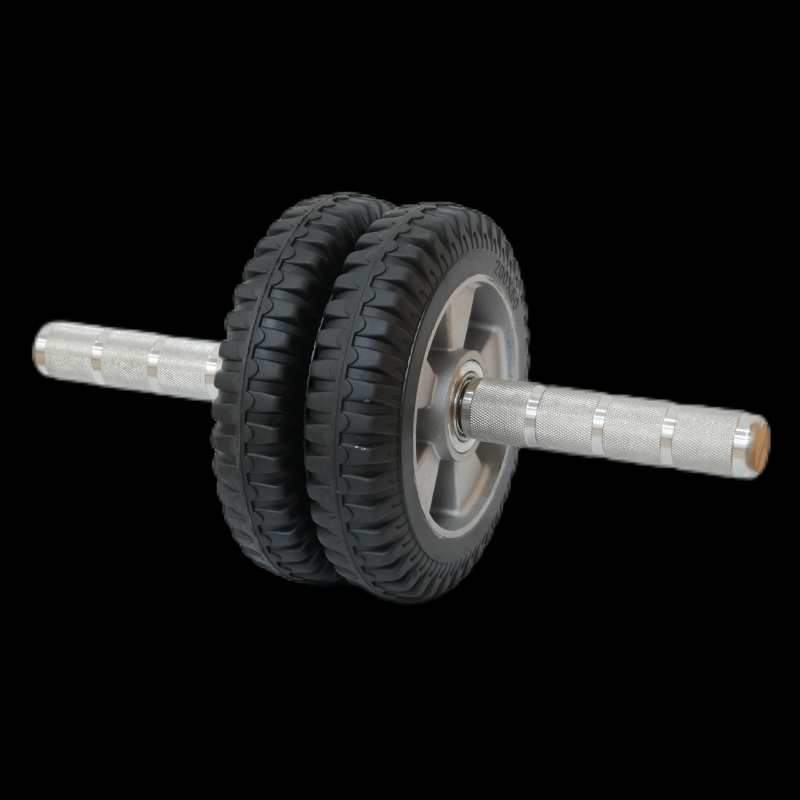 304 Stainless steel abdominal wheel training abs fitness roller fat household thin stomach training