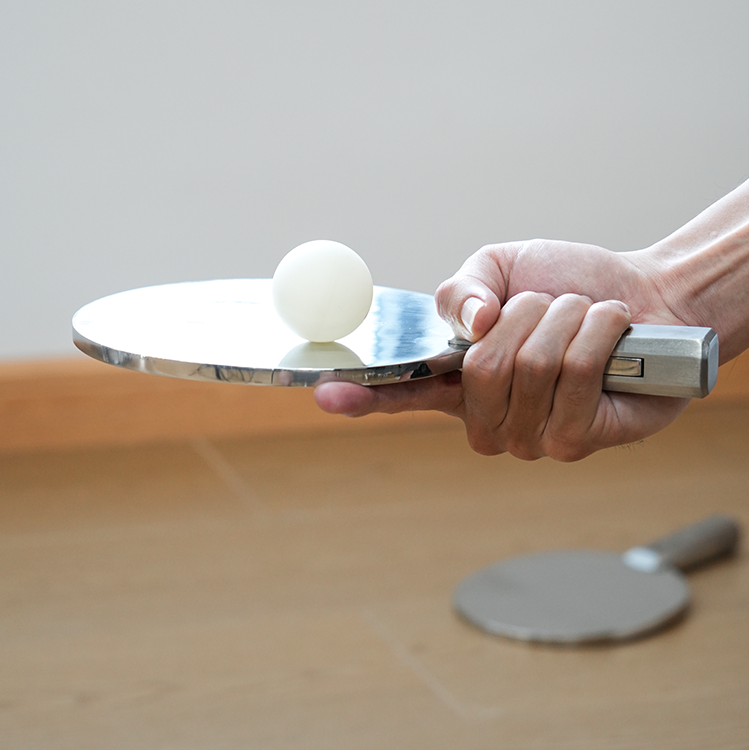 304 Stainless Steel Table Tennis RacketTable Tennis Weighted RacketMetal Table Tennis Base PlateFitness Practice Racket
