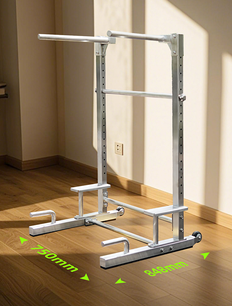 304 Stainless steel floor-standing double bar home indoor outdoor men and women fitness molding training