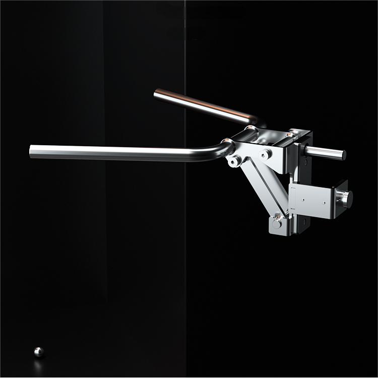 304 Stainless Steel Foldable Arm Flexion Arm Flexion Training Strength Rack Accessories Double Bar Pull Up Training