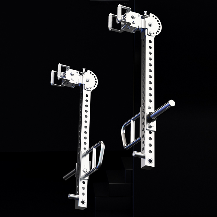 304 Stainless steel push arm multi-functional home-use chest and shoulder press and squat rack fitness equipment accessory with adjustable angle