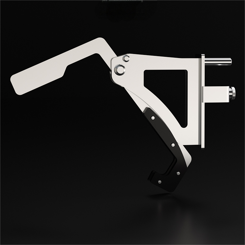 304 Stainless steel squat rack with self-return barbell hooks, lifting aid for fitness equipment accessories, customizable