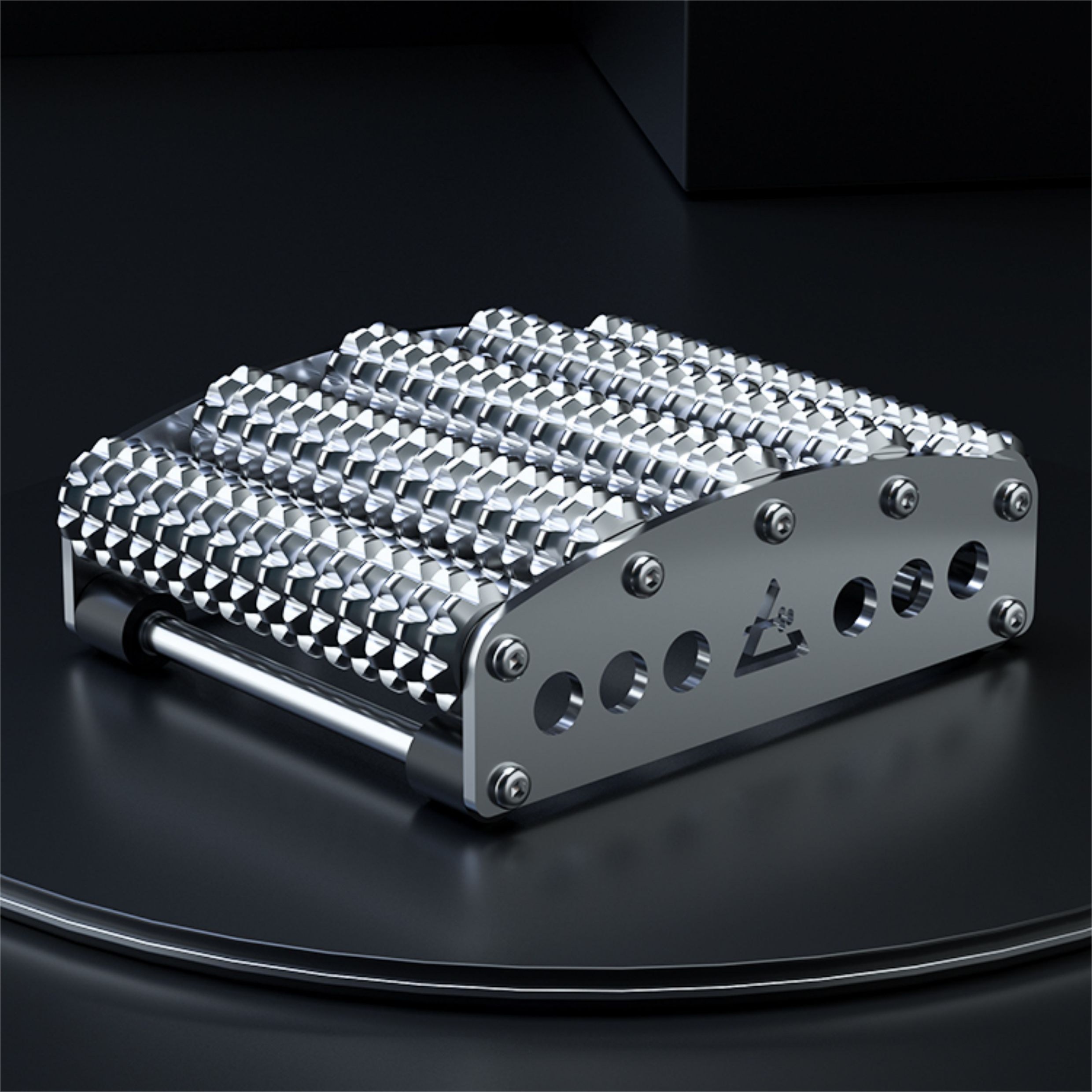 304 Stainless steel foot massager roller acupressure foot therapy device