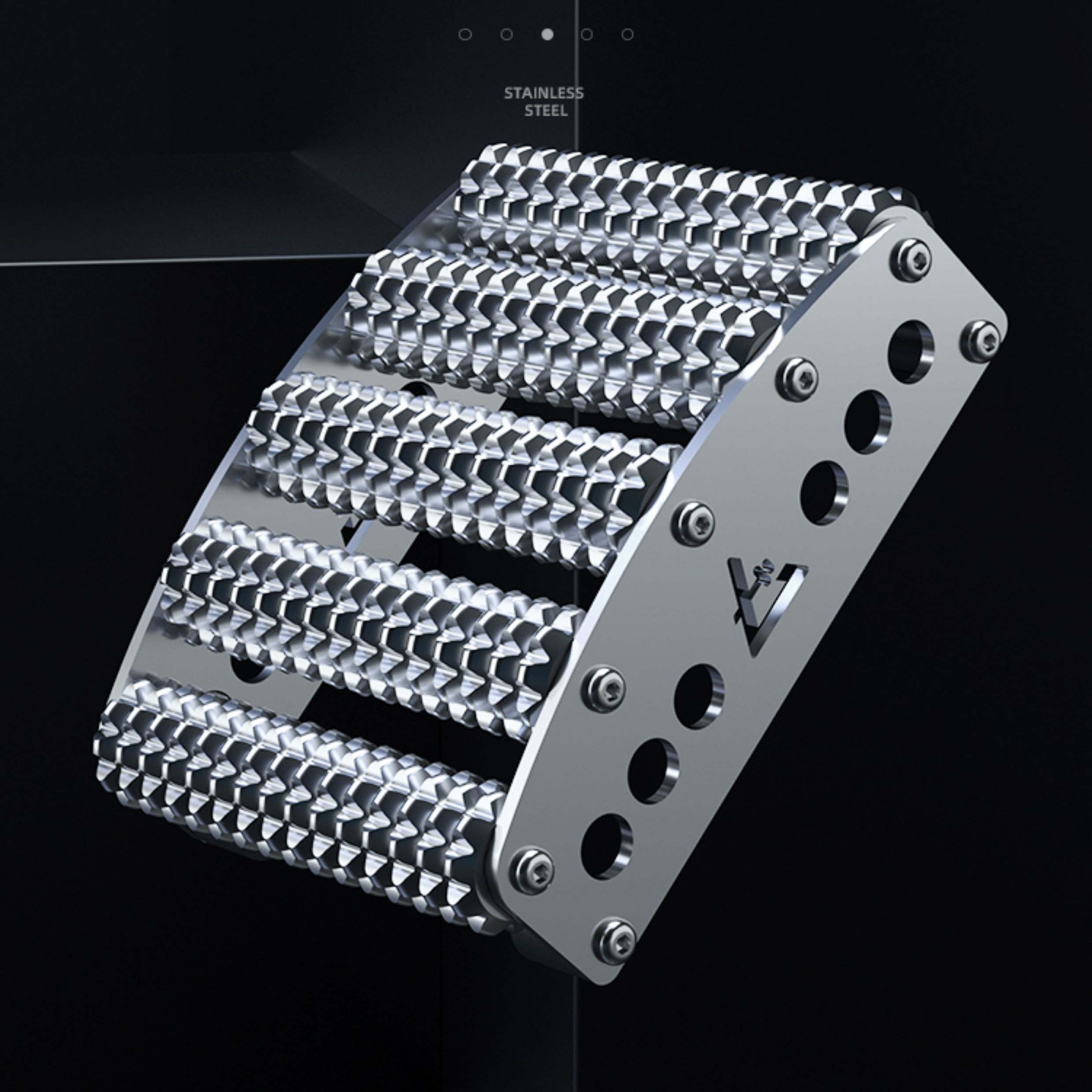 304 Stainless steel foot massager roller acupressure foot therapy device