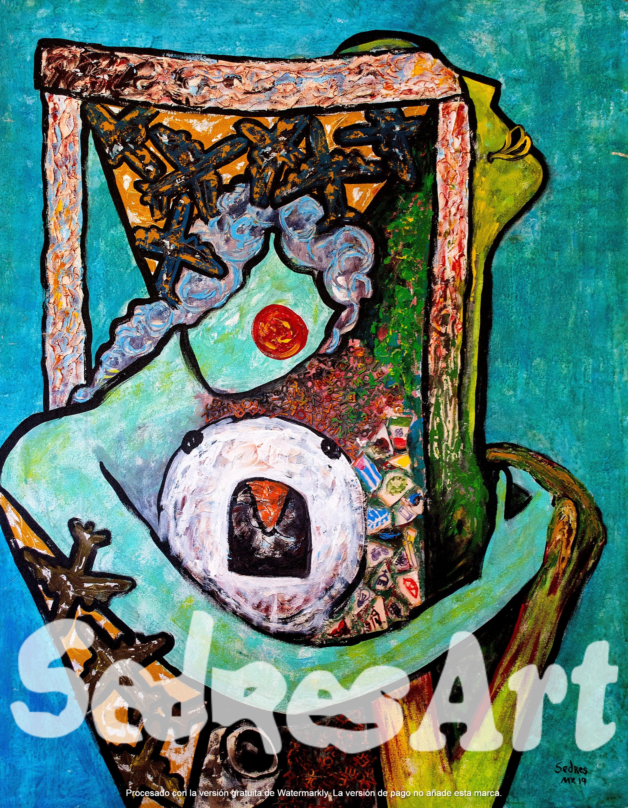 Abstract Expressionist Painting