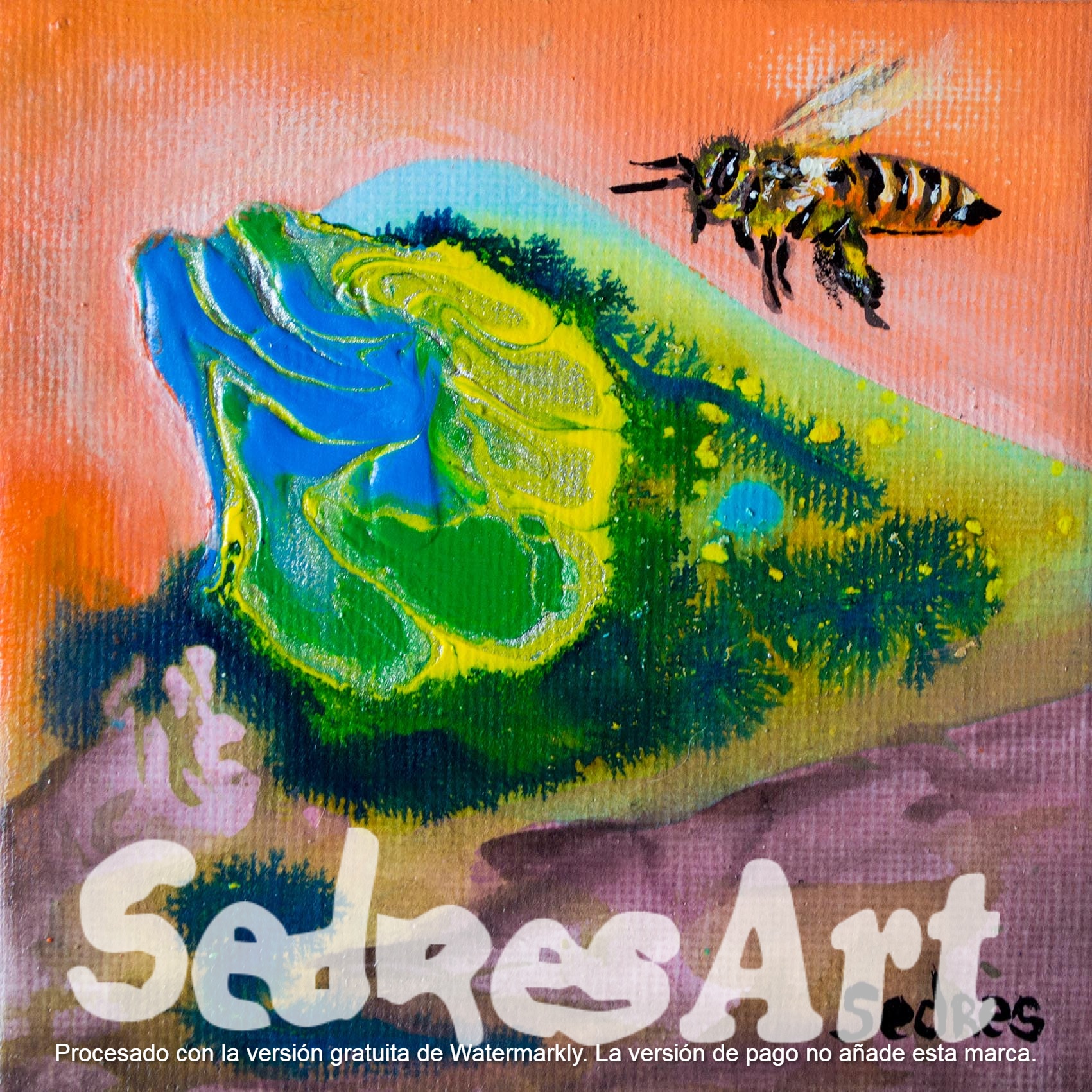 Abstract Nature Painting