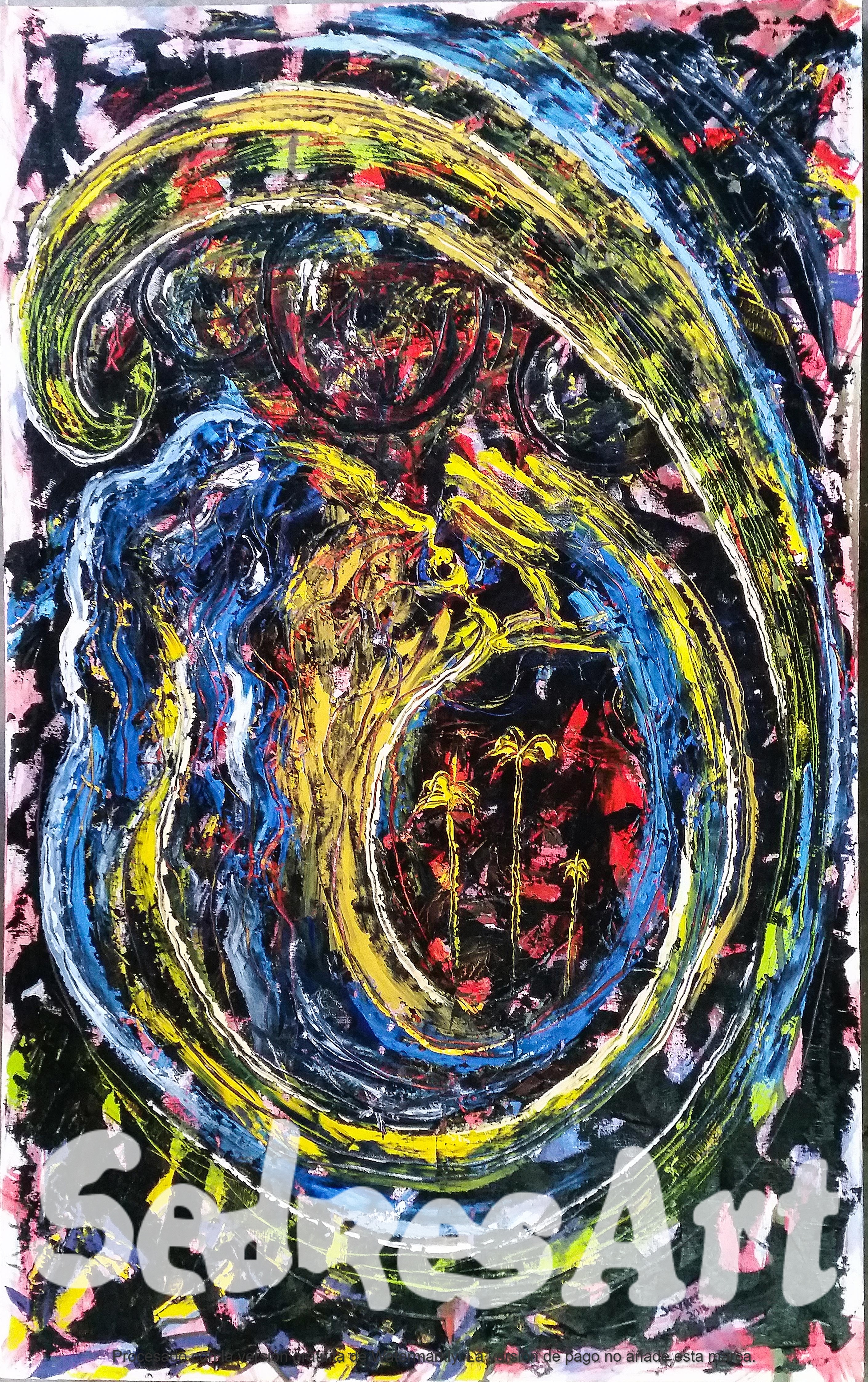 Abstract Oil Painting