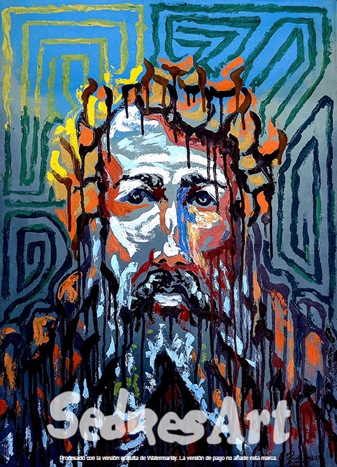 Abstract Portrait Painting
