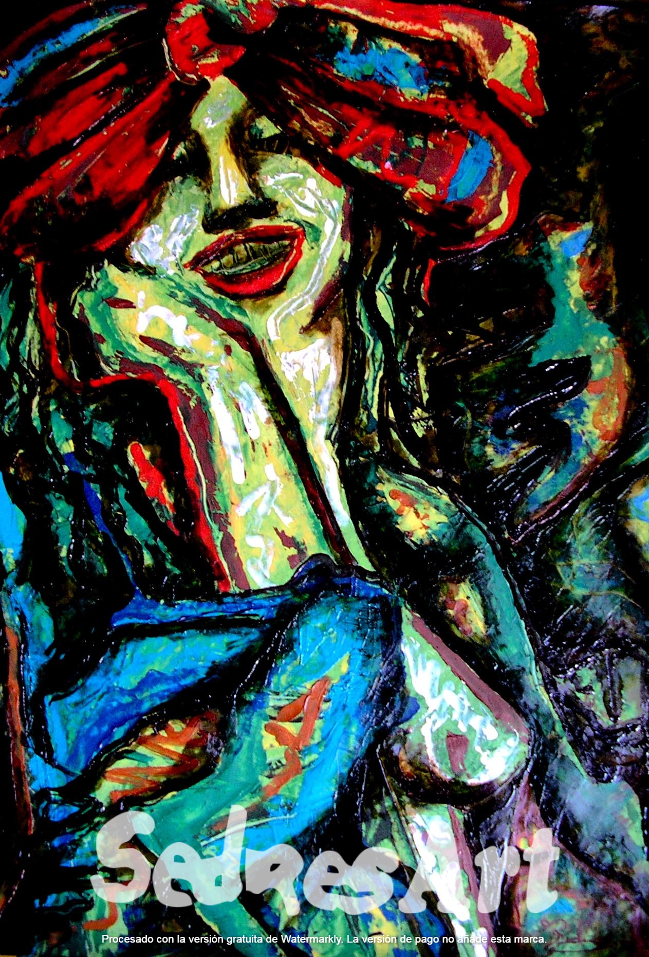 Colorful Abstract Portrait