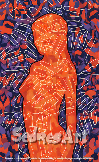Abstract Silhouette Digital Art