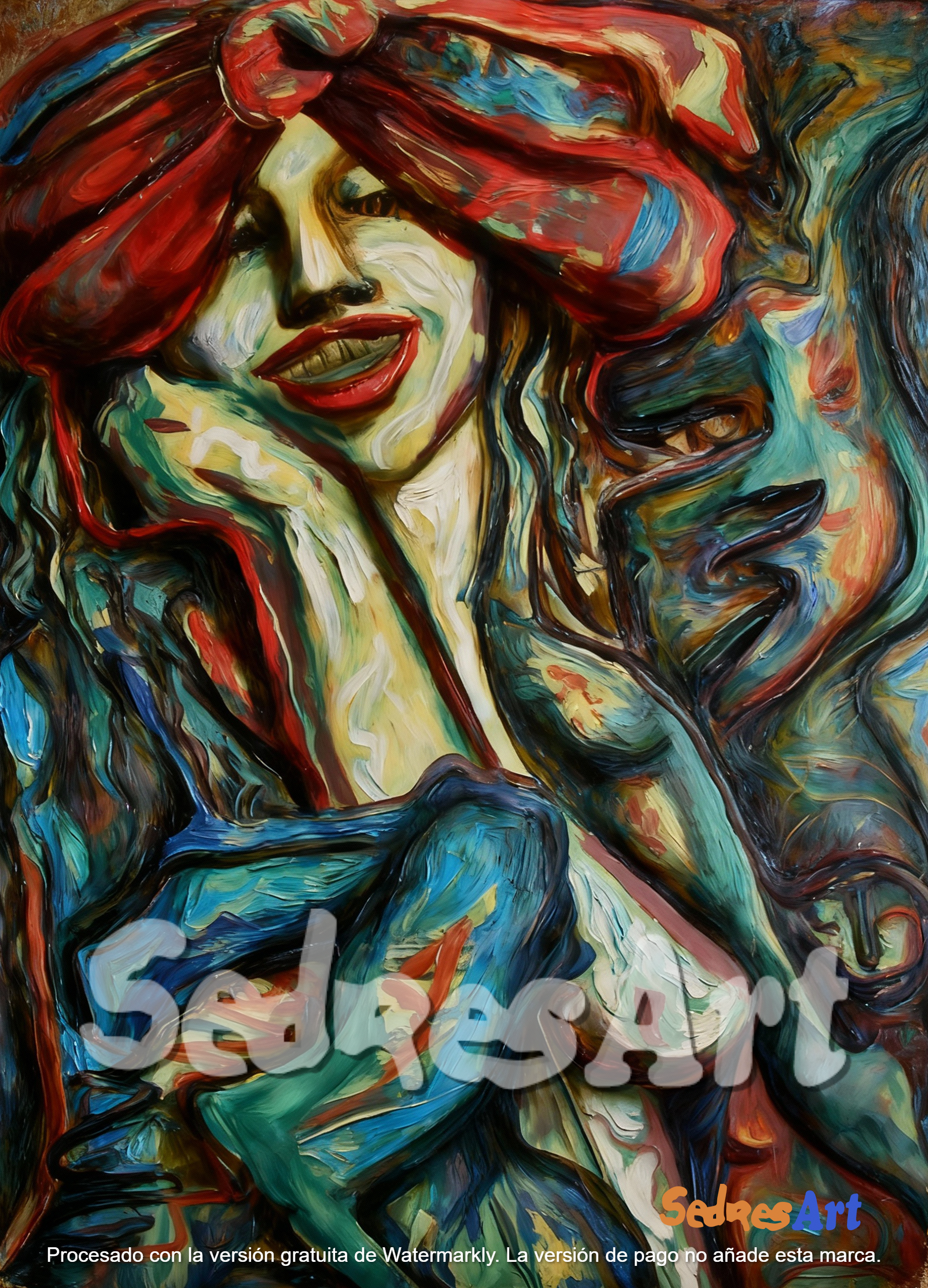 Abstract Expressionist Digital Art