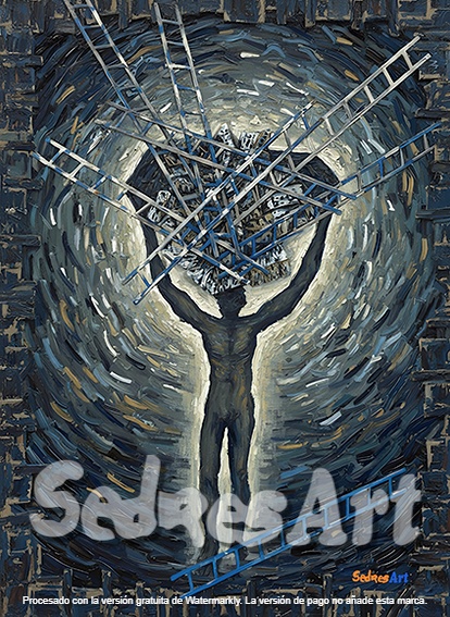 Digital art based on a pictorial-installation work