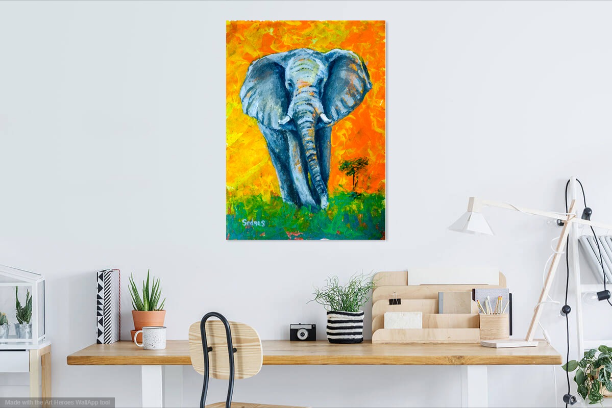 Elephant Art Print