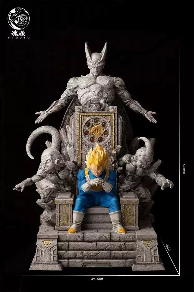 Hundian Studio - Dragon Ball - Vegeta throne Statue