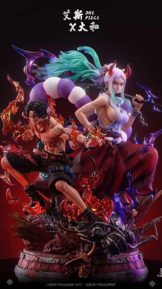LX Studio One Piece Ace & Yamato 1:6 Resin Statue