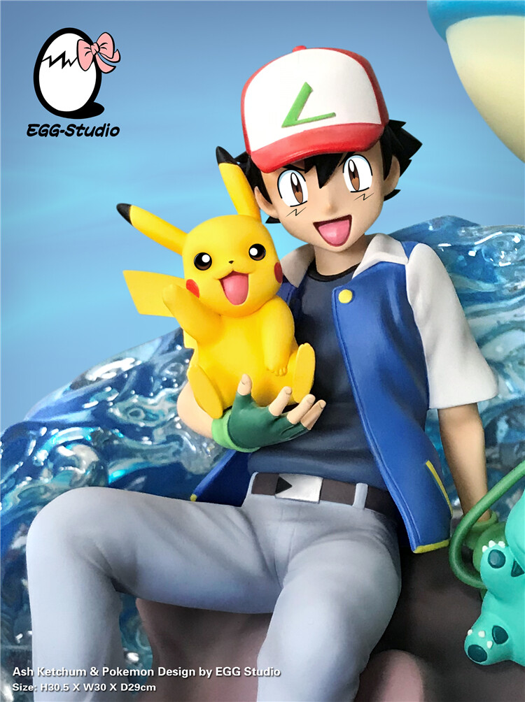 Pokemon EGG Studio Ash Ketchum x Lapras