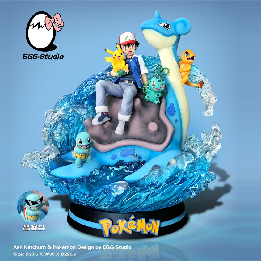 Pokemon EGG Studio Ash Ketchum x Lapras