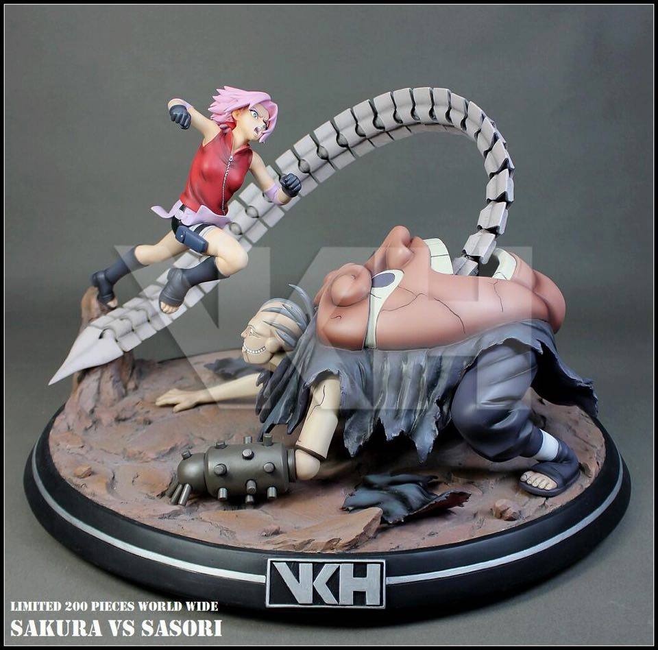 Naruto VKH Studio Sakura Vs Sasori 1:6 Resin Statue
