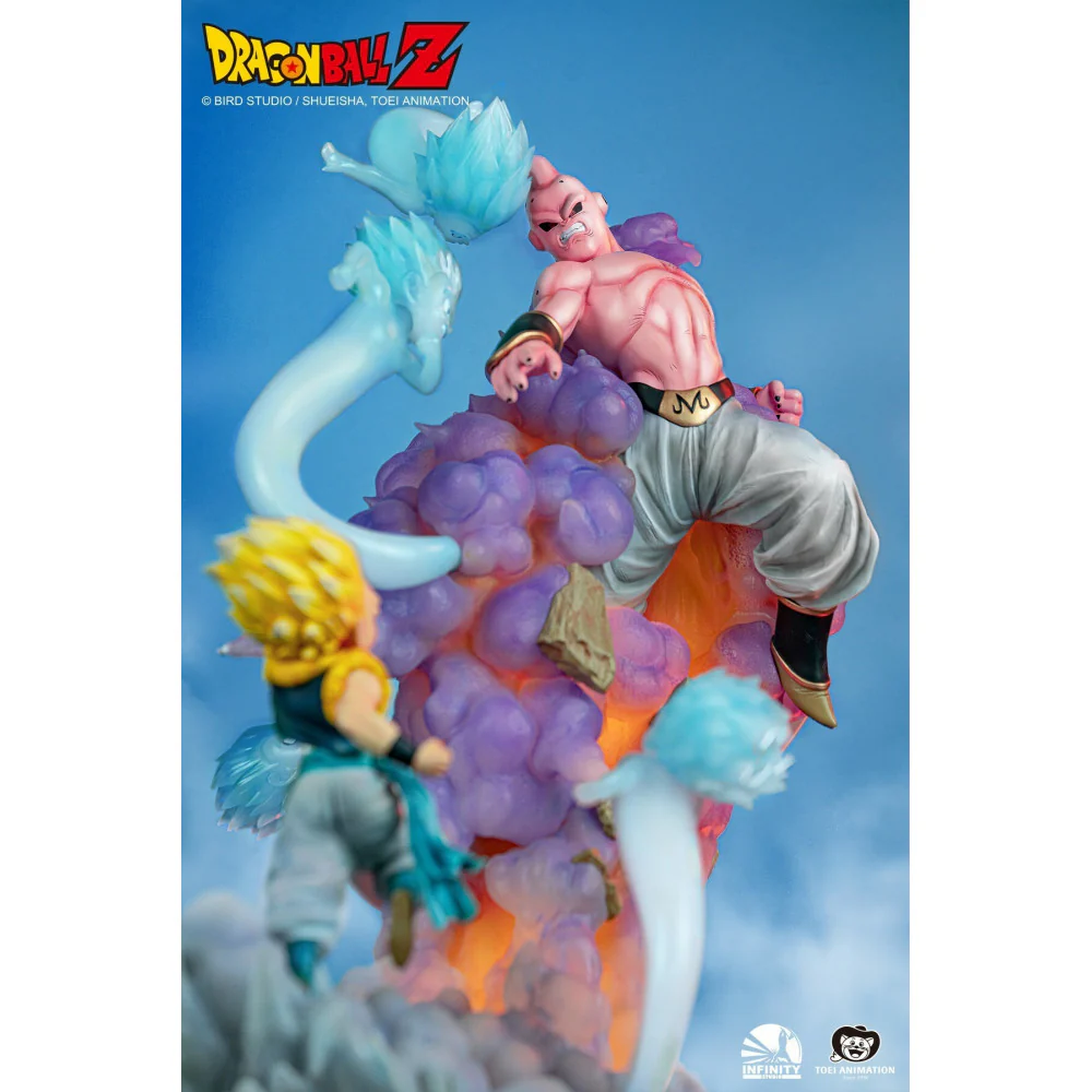 Dragon Ball Infinity Studio Gotenks vs Buu Licensed Resin Statue