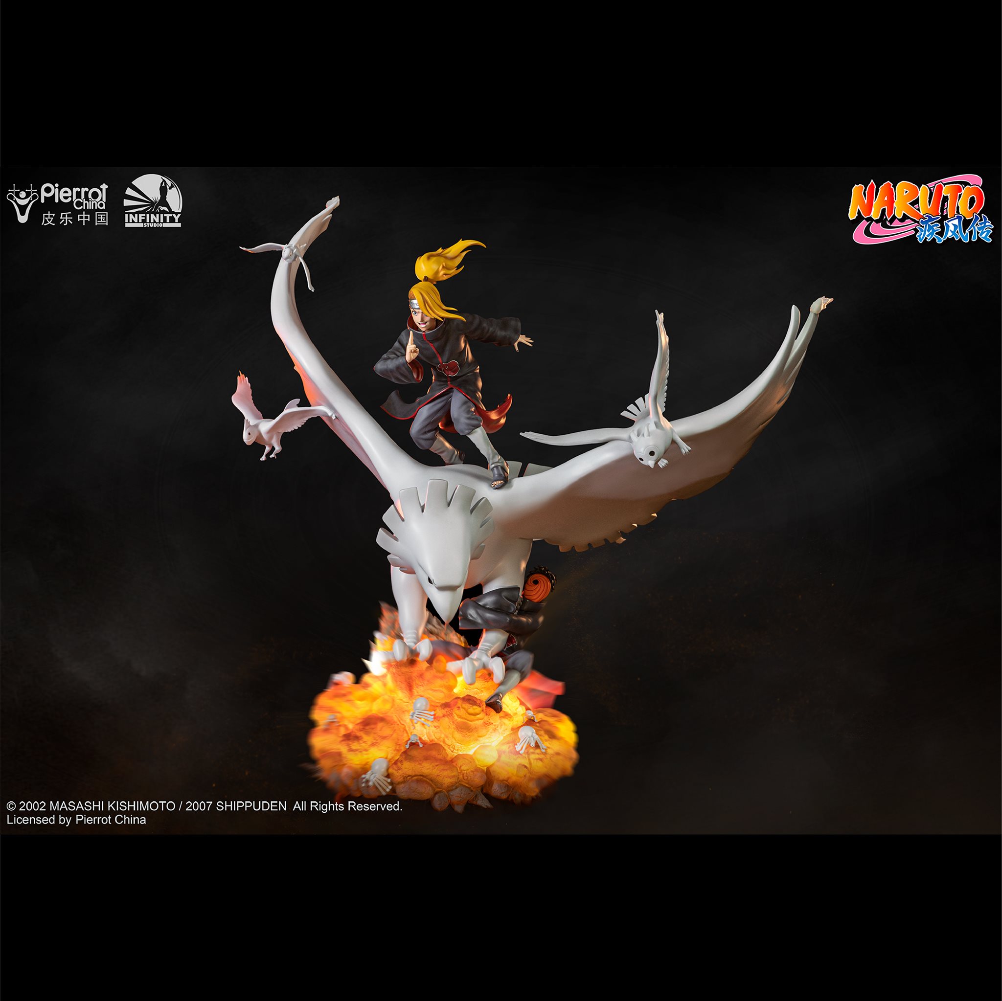 Naruto Infinity Studio Deidara Licensed Resin Statue