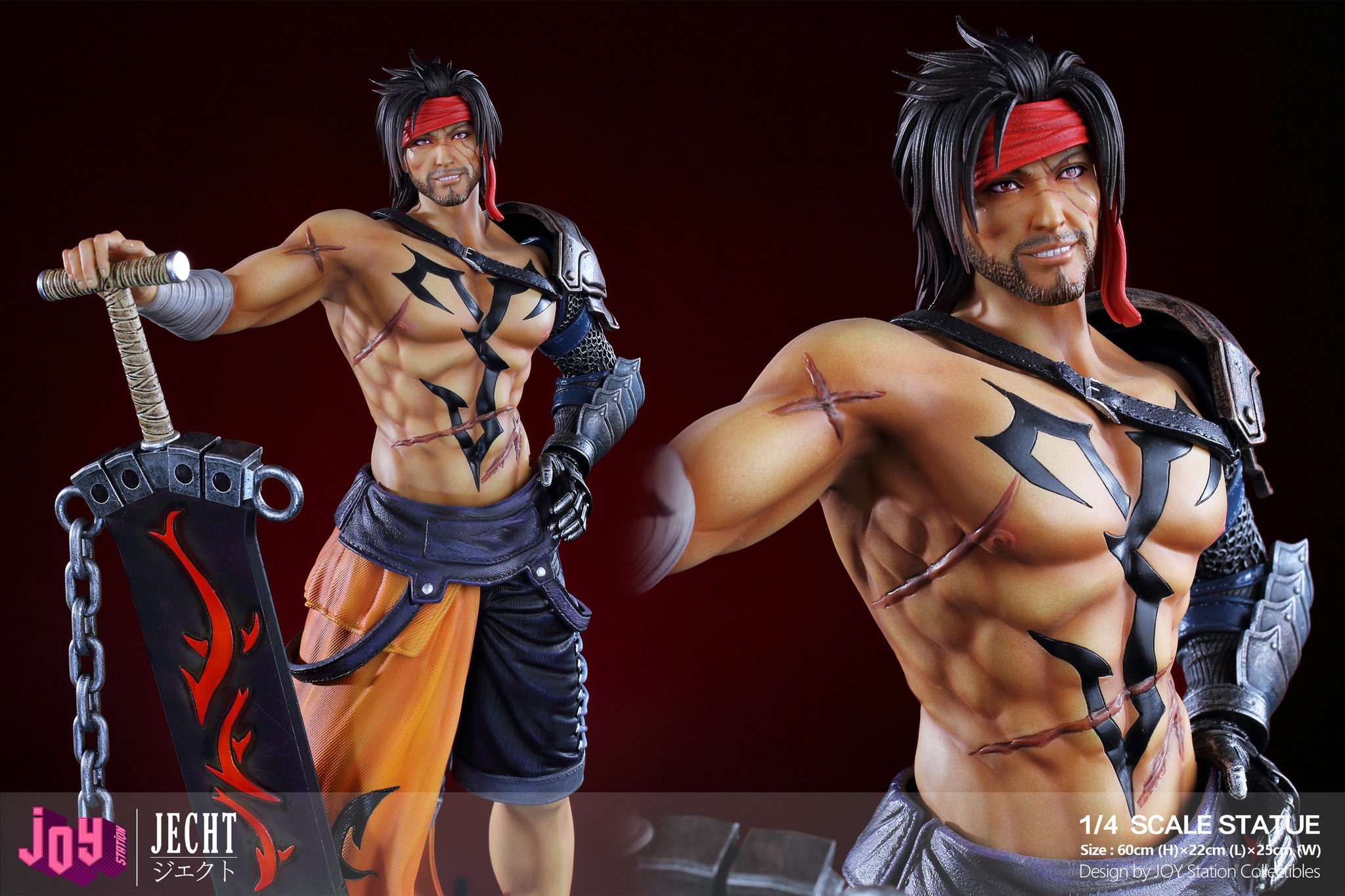 Final Fantasy X Joy station Jecht Resin Statue FF10 