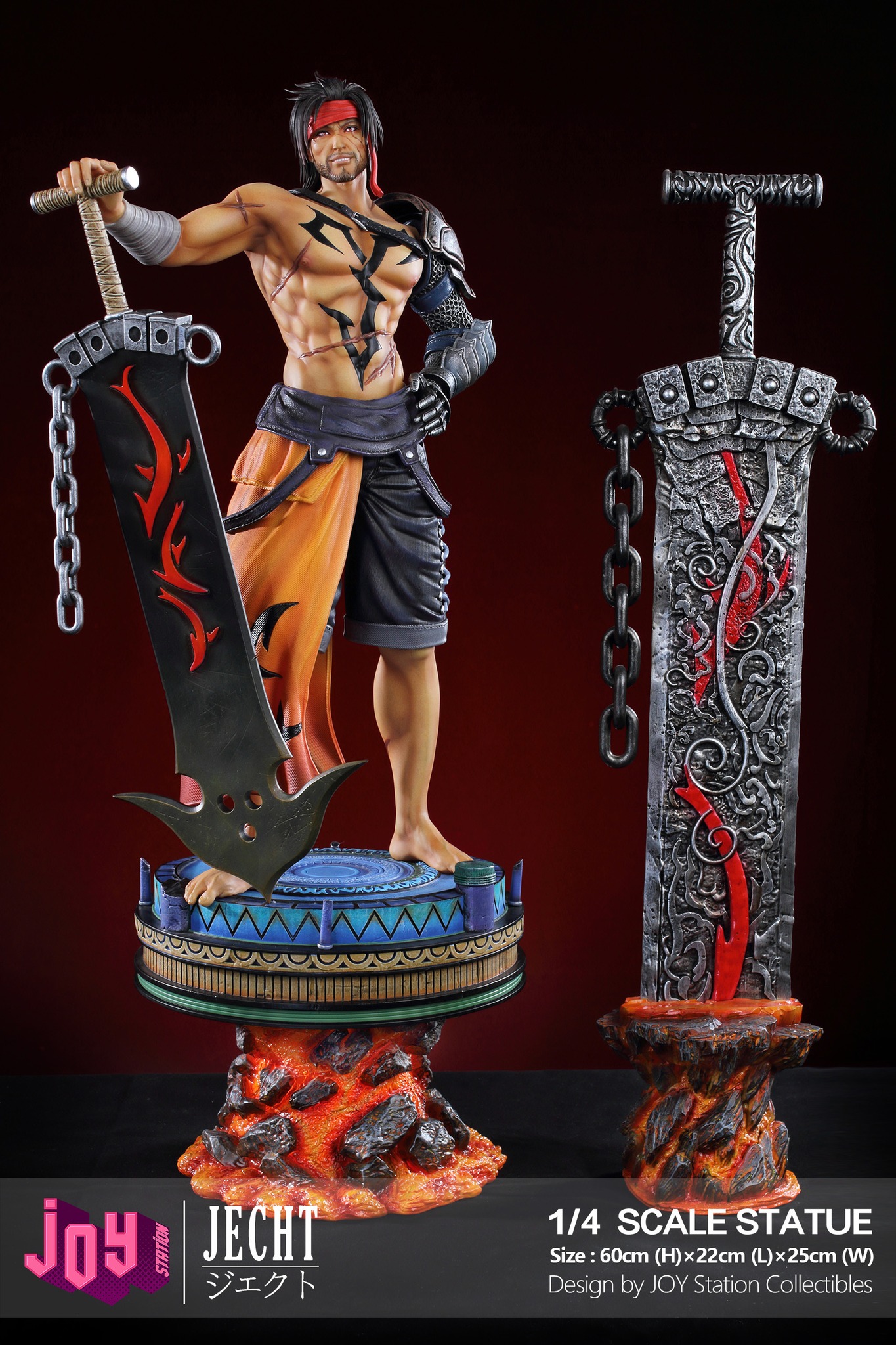 Final Fantasy X Joy station Jecht Resin Statue FF10 