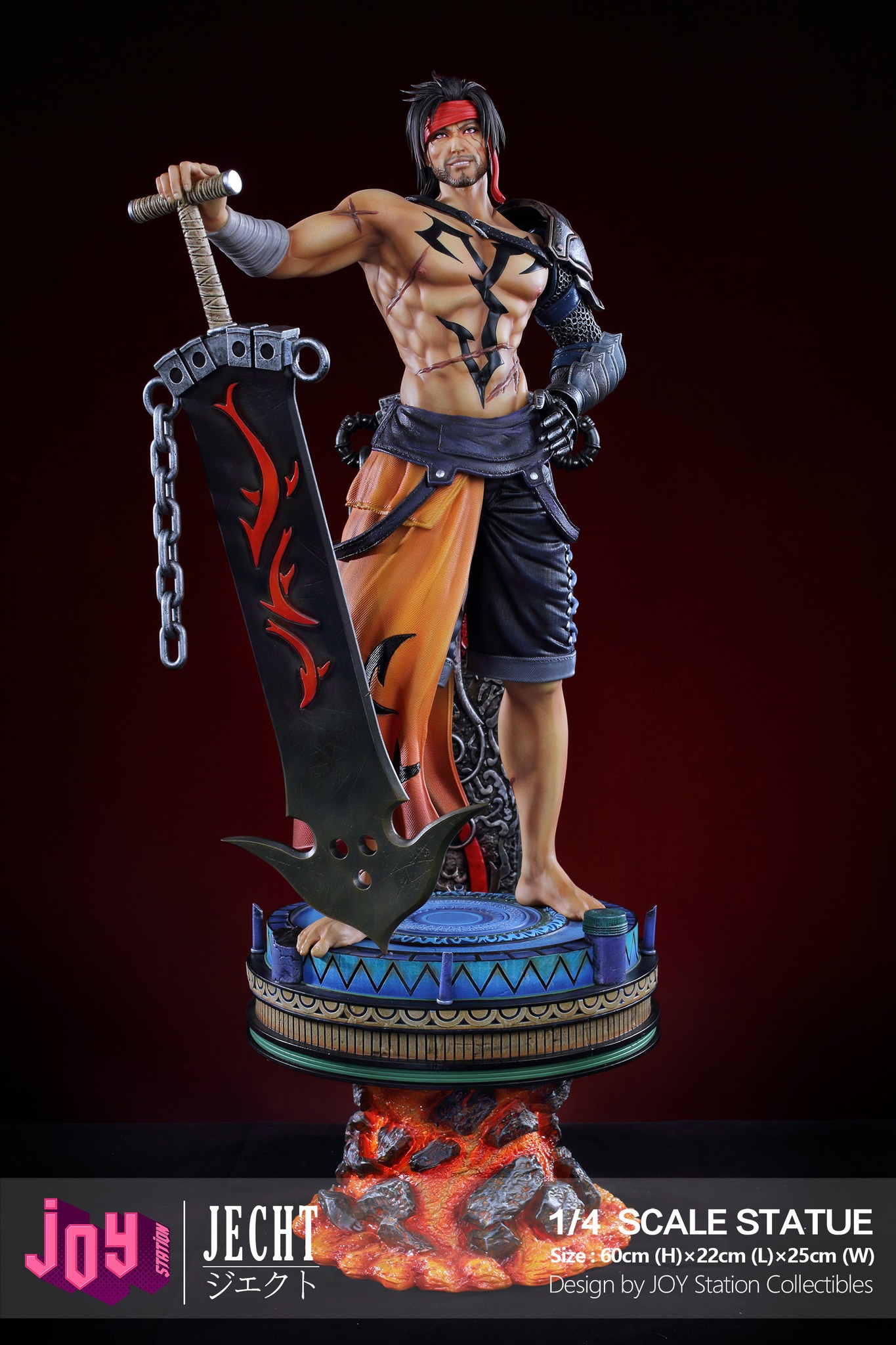Final Fantasy X Joy station Jecht Resin Statue FF10 