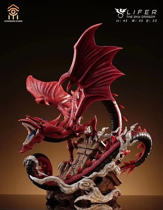 Yu-Gi-Oh Aftershock Studio Slifer the Sky Dragon Resin Statue