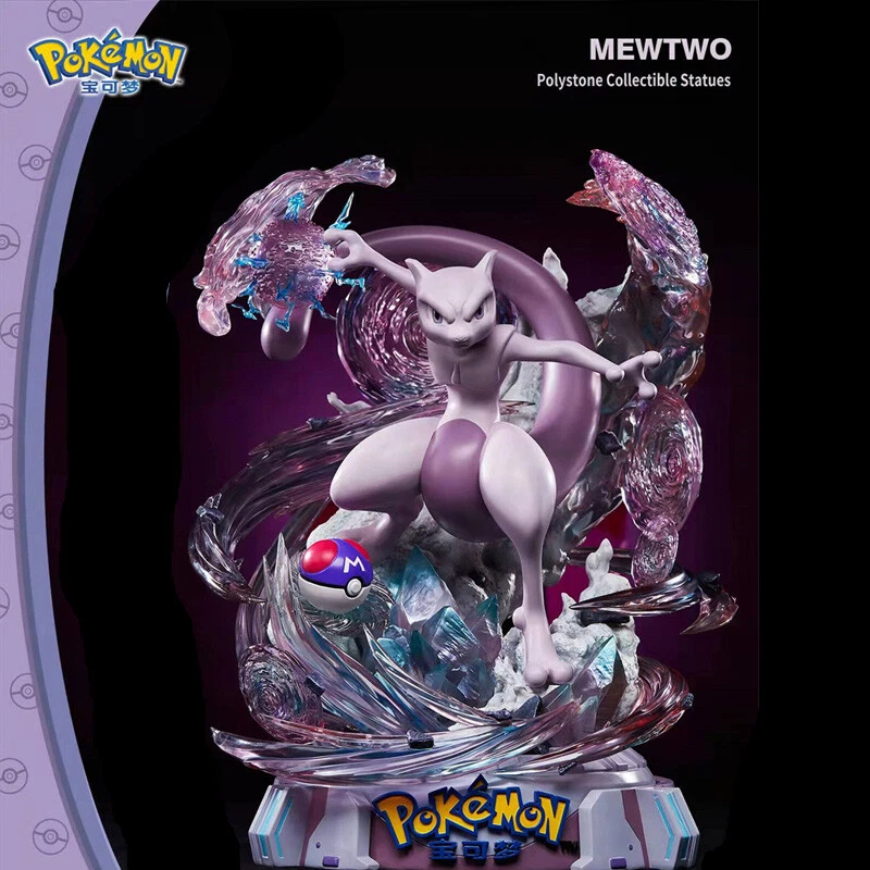 Pokemon Unique Art Mewtwo Licensed Resin Statue