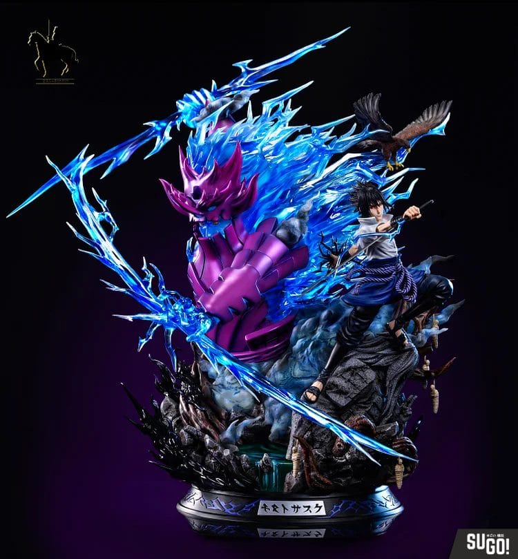 Naruto QBL Studio Uchiha Sasuke Resin Statue