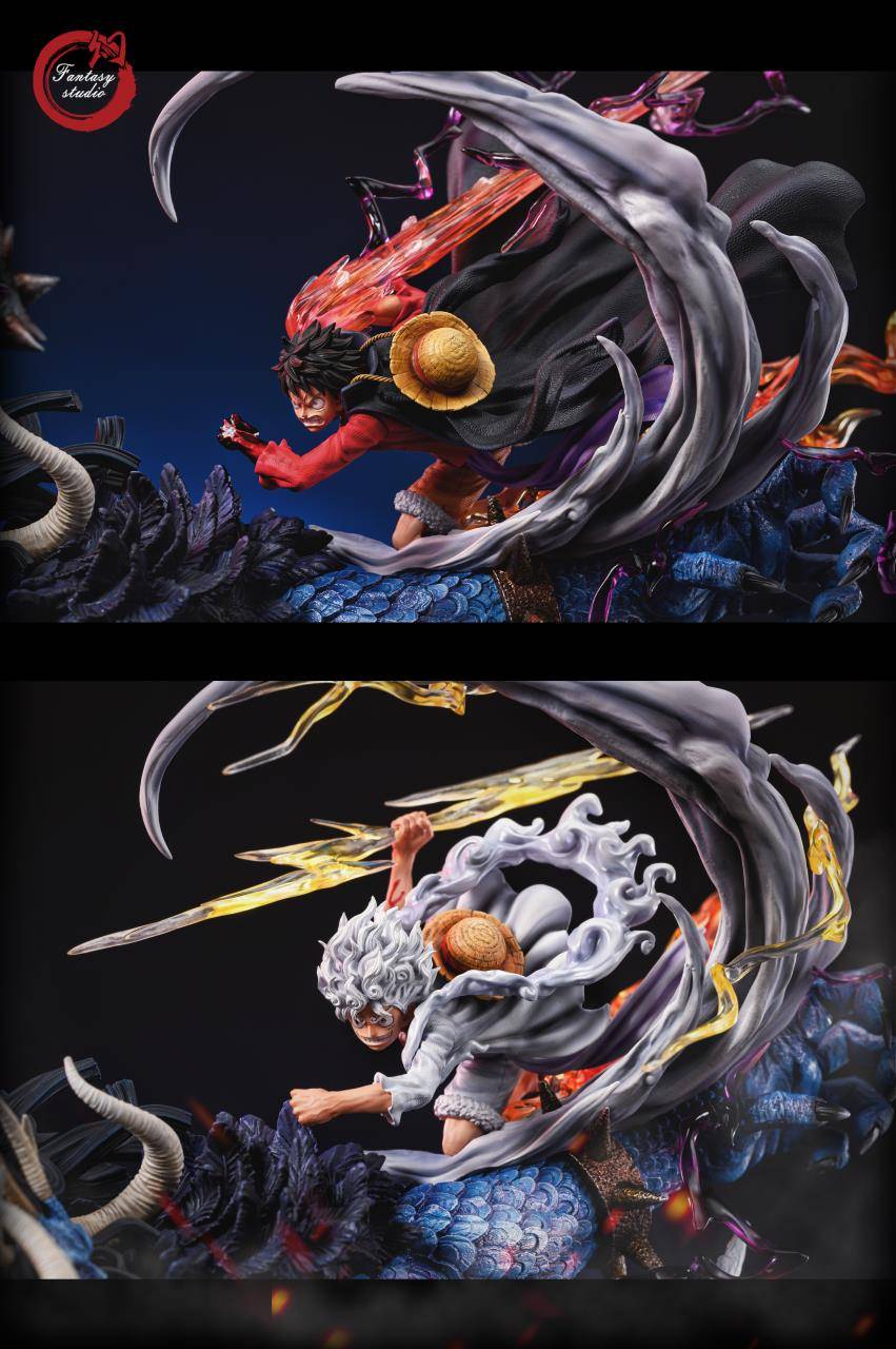 One Piece Fantasy Studio Nica Luffy Kaido Resin Statue EXslusive / Regular