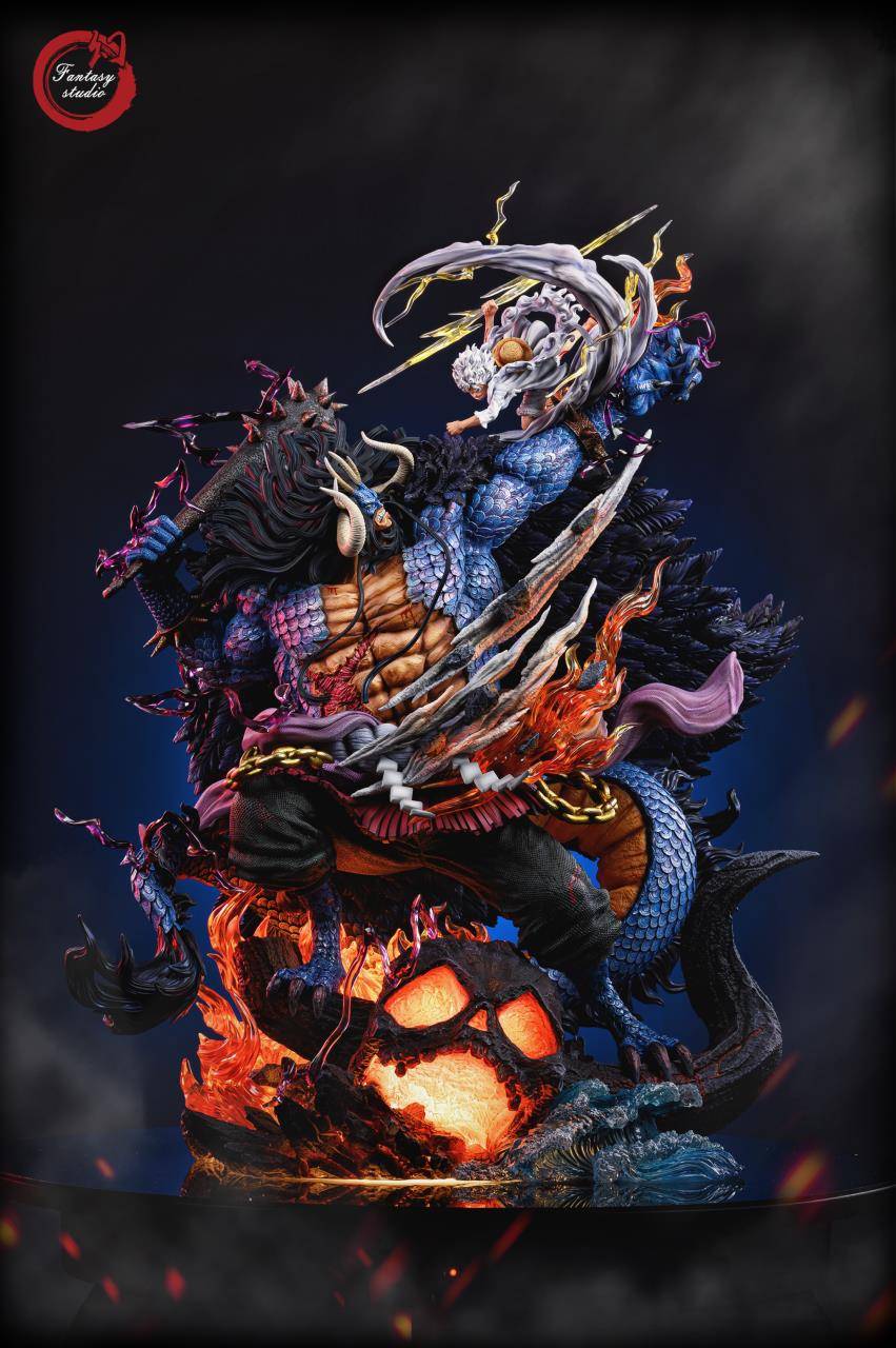 One Piece Fantasy Studio Nica Luffy Kaido Resin Statue EXslusive / Regular