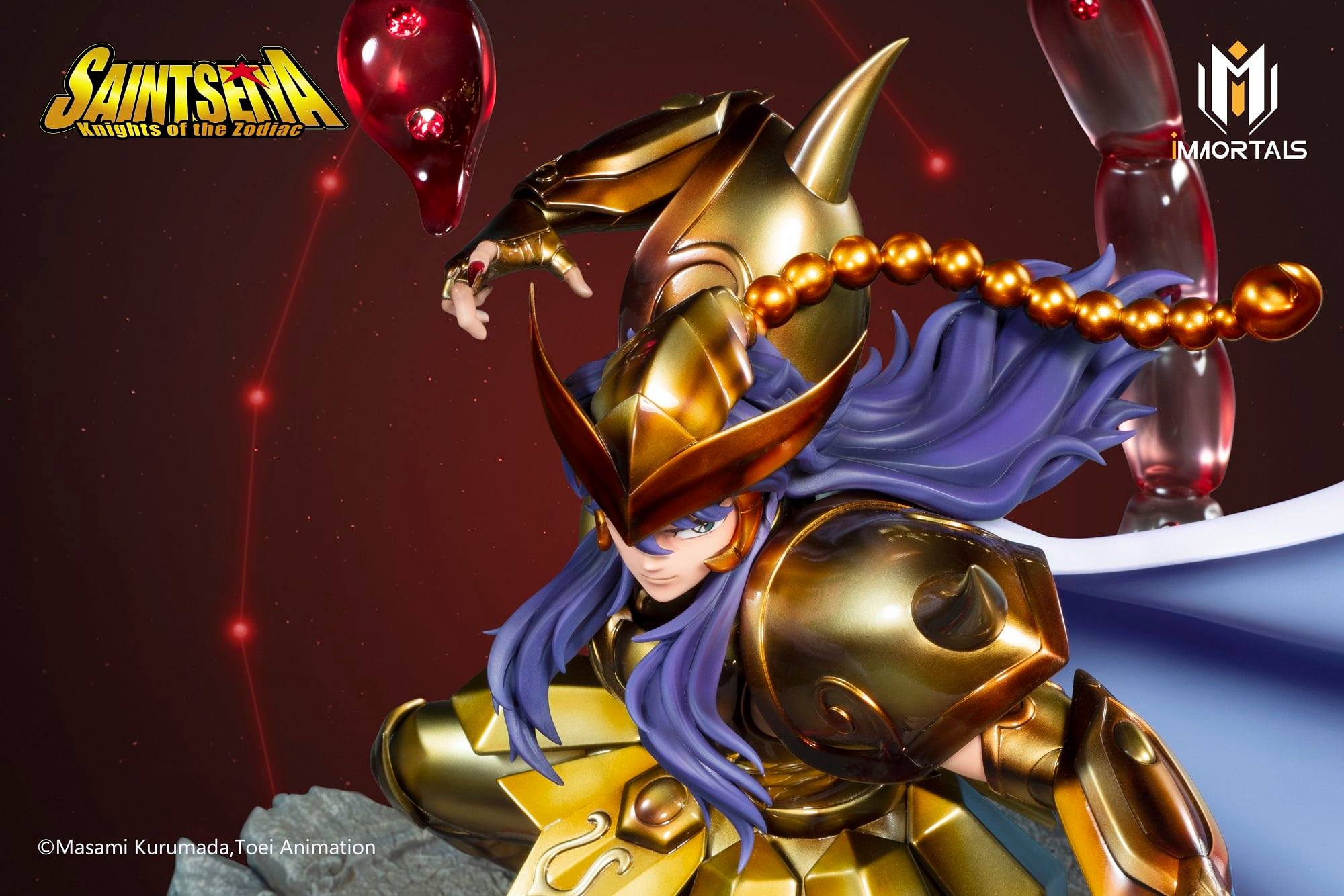 Saint Seiya Immortals Collectibles Scorpio Milo Licensed Resin Statue