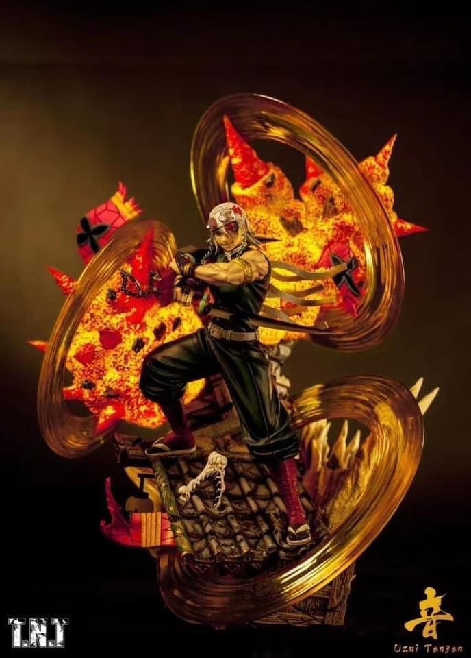 Kimetsu No Yaiba TNT Studio Tengen Uzui Resin Statue Demon Slayer