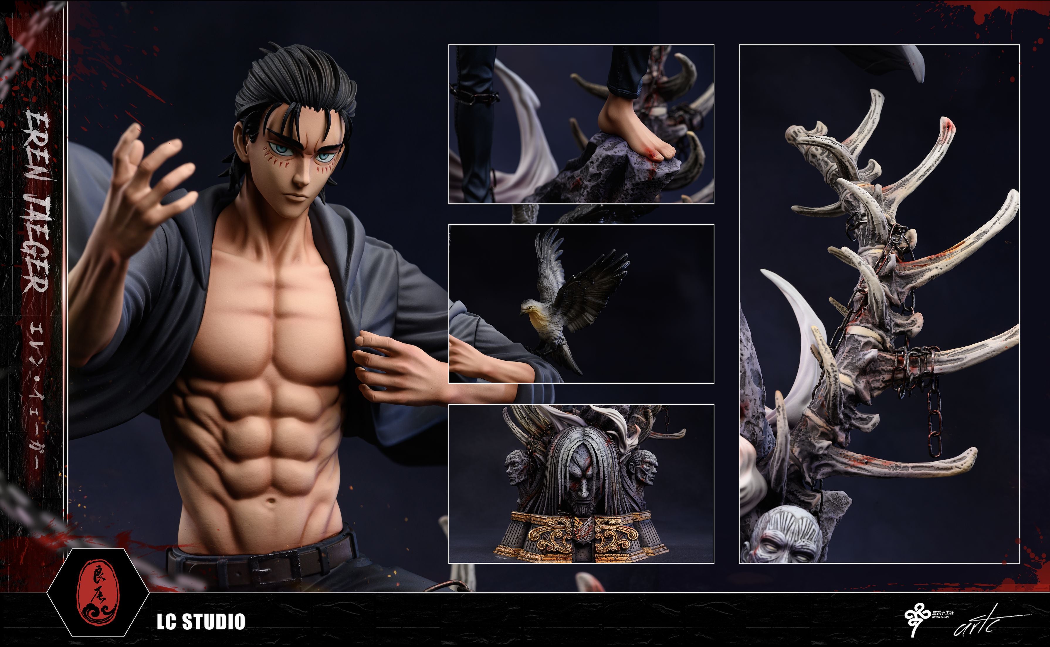 Attack on Titans LC Studio Eren Jaeger 1:6 Resin Statue