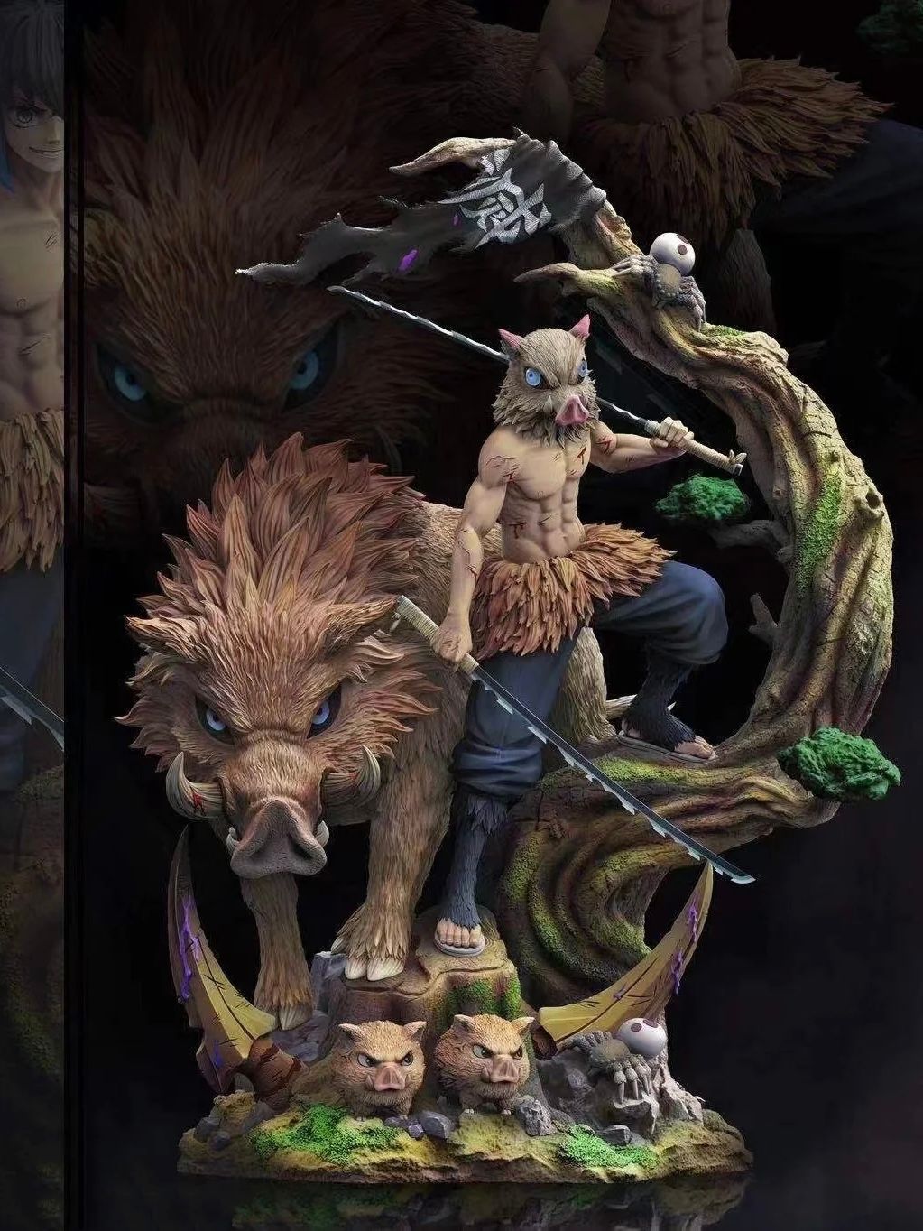 Kimetsu No Yaiba Inosuke TNT Studio 1:6 Demon Slayer Resin Statue 