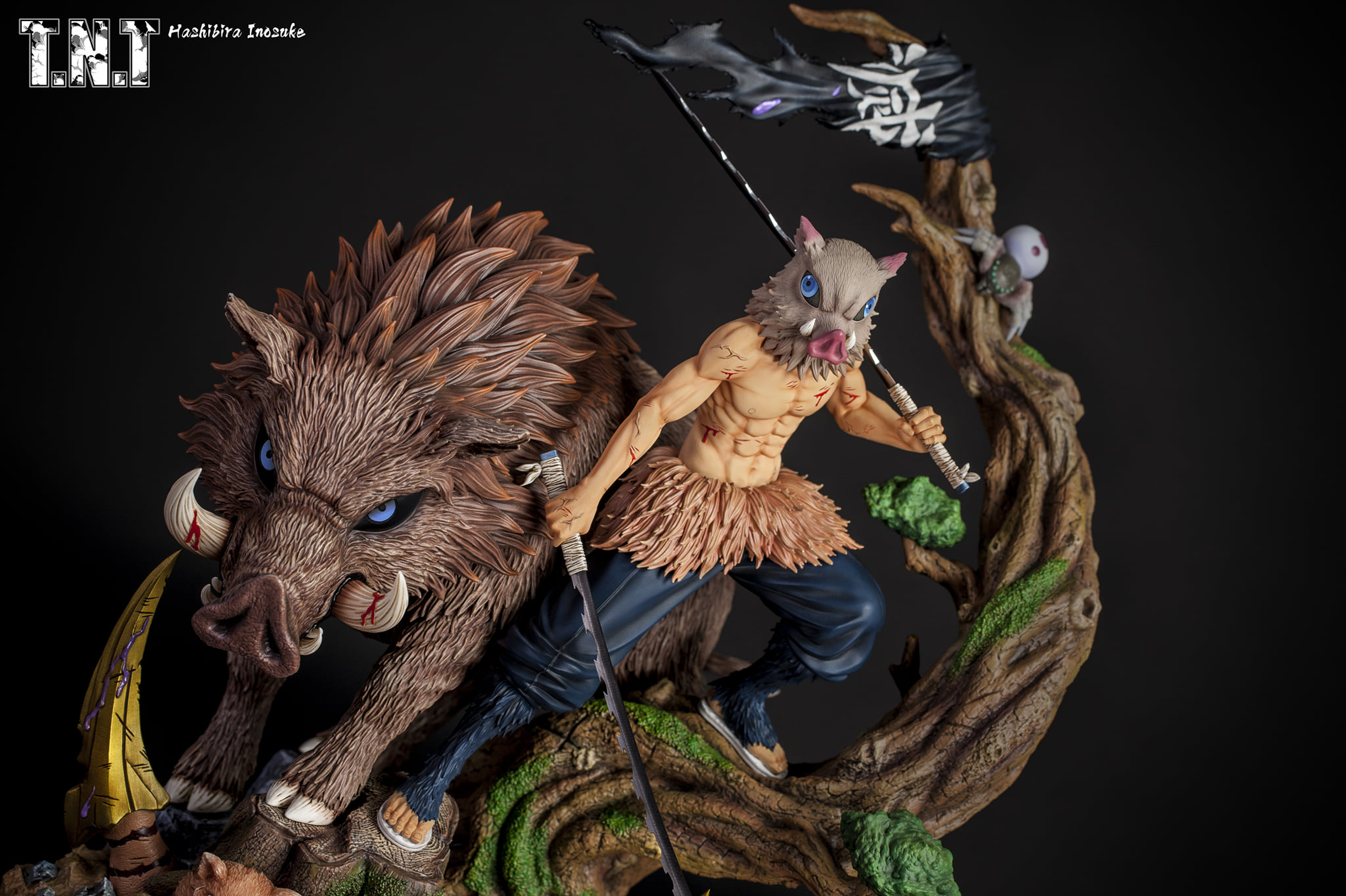 Kimetsu No Yaiba Inosuke TNT Studio 1:6 Demon Slayer Resin Statue 