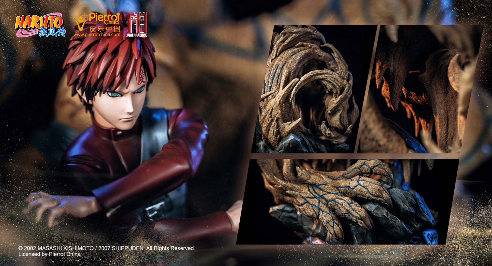 Naruto Jimei Palace Gaara 1:6 High Quality Licensed Resin Statue