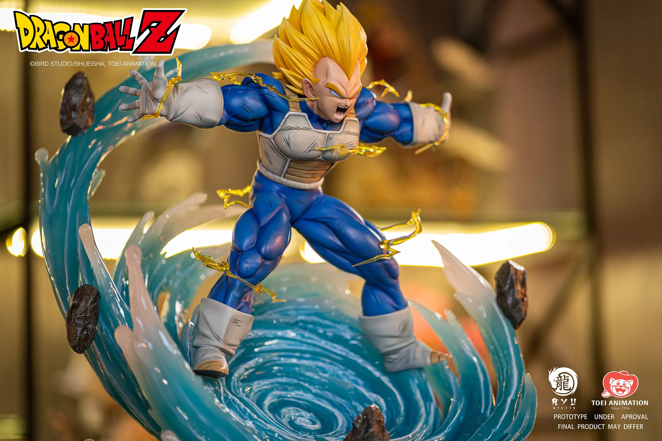 Dragon Ball Ryu Studio Vegeta Final Flash Licensed Resin Statue