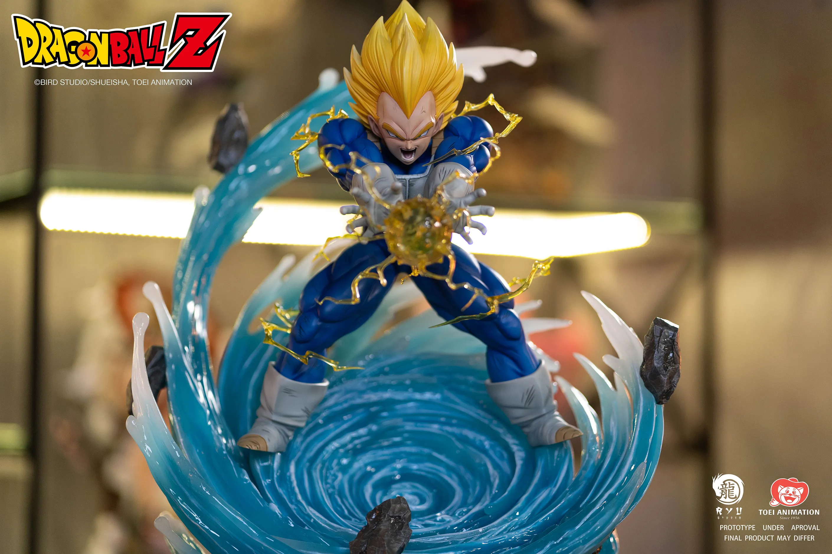 Dragon Ball Ryu Studio Vegeta Final Flash Licensed Resin Statue