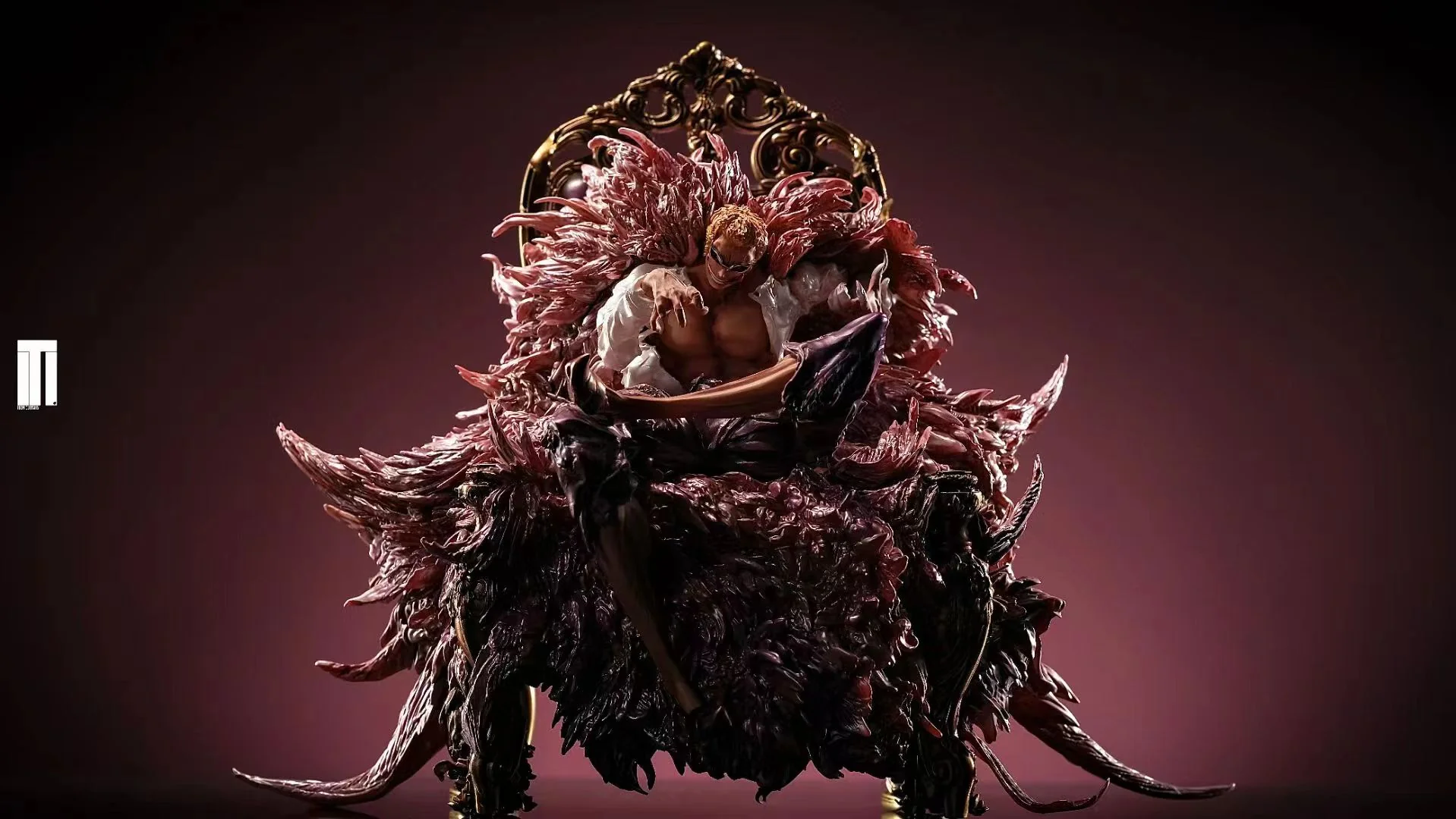 One Piece Iron Curtain Studio Donquixote Doflamingo Resin Statue