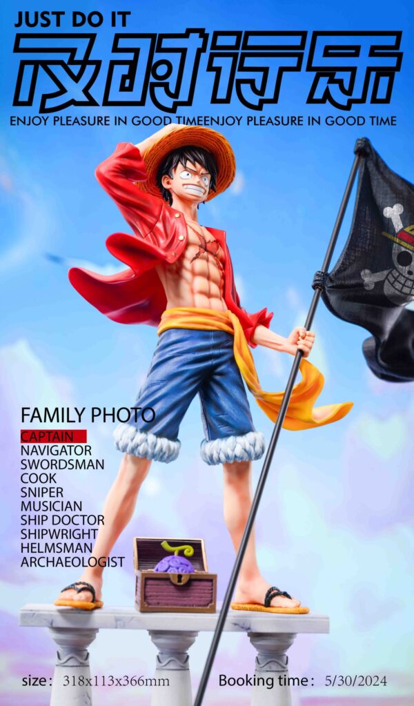 One Piece Just Do It Studio After Two Years Luffy Resin Statue