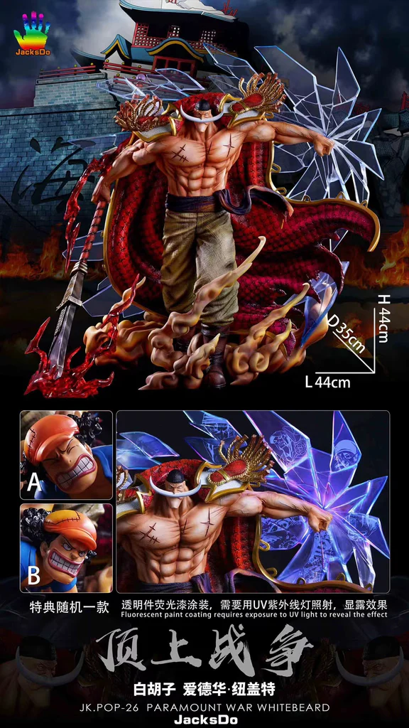 One Piece JacksDo Studio Whitebeard Resin Statue