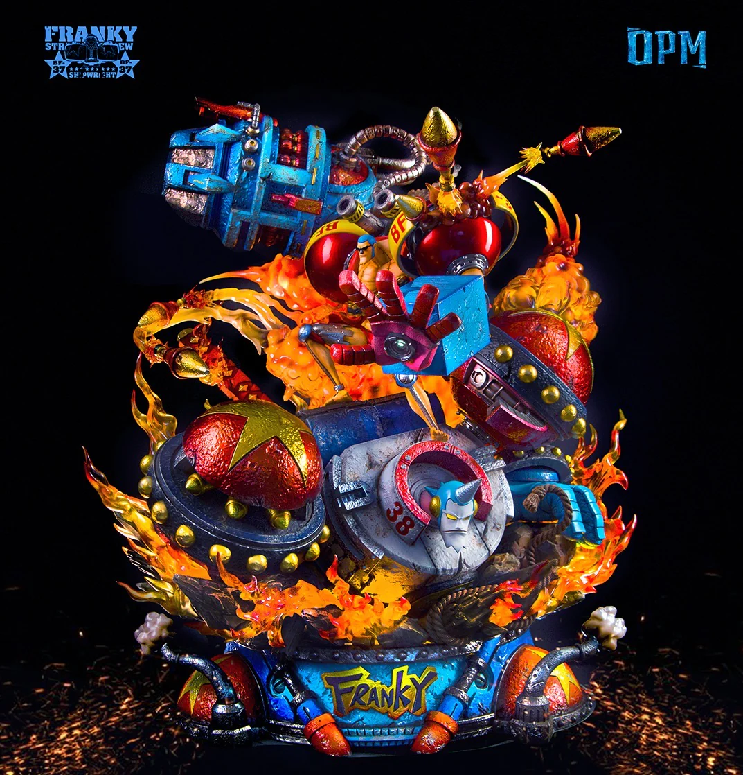 One Piece OPM Studio Franky Resin Statue