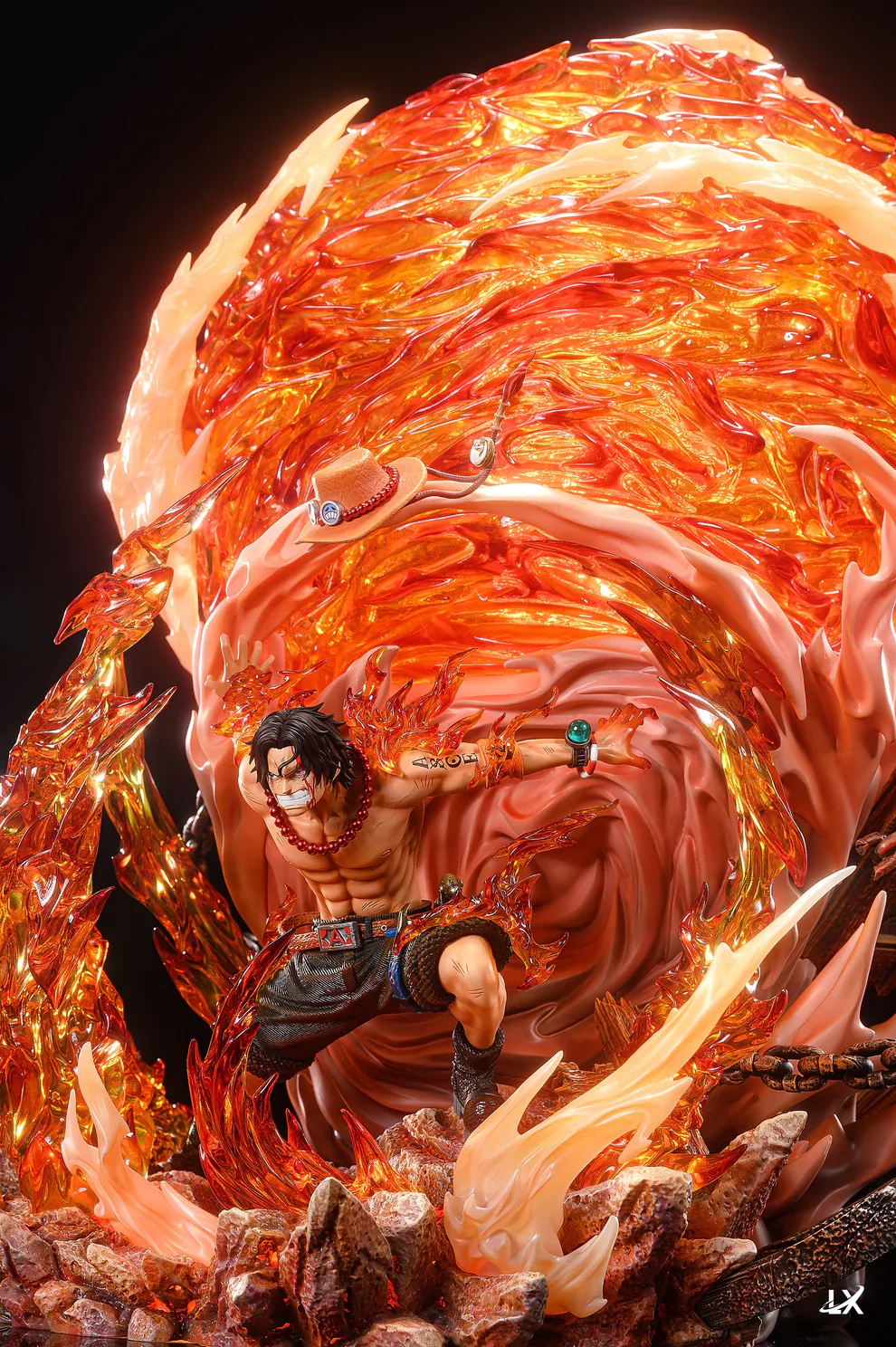 One Piece LX Studio Portugas D. Ace FireBall Resin Statue