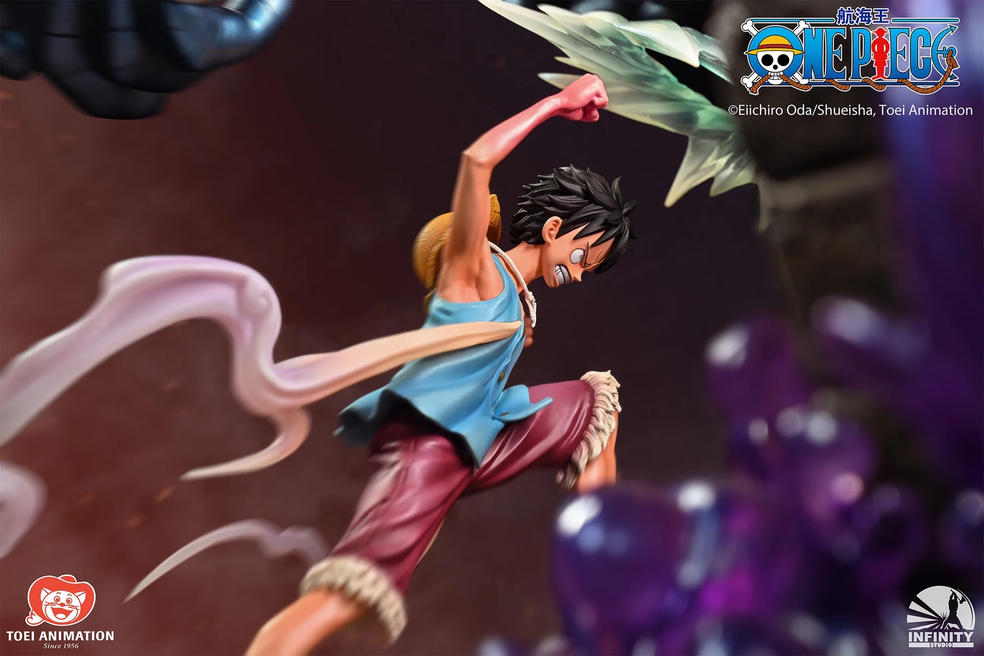 One Piece Infinity Studio Luffy Vs Magellan Licensed Resin Statue