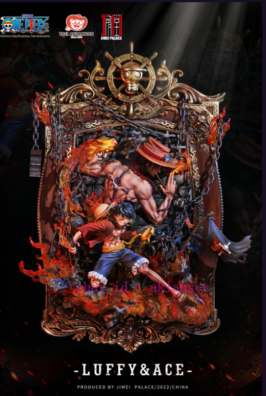 One Piece Jimei Palace Luffy & Ace 1:6 Licensed Resin Statue 